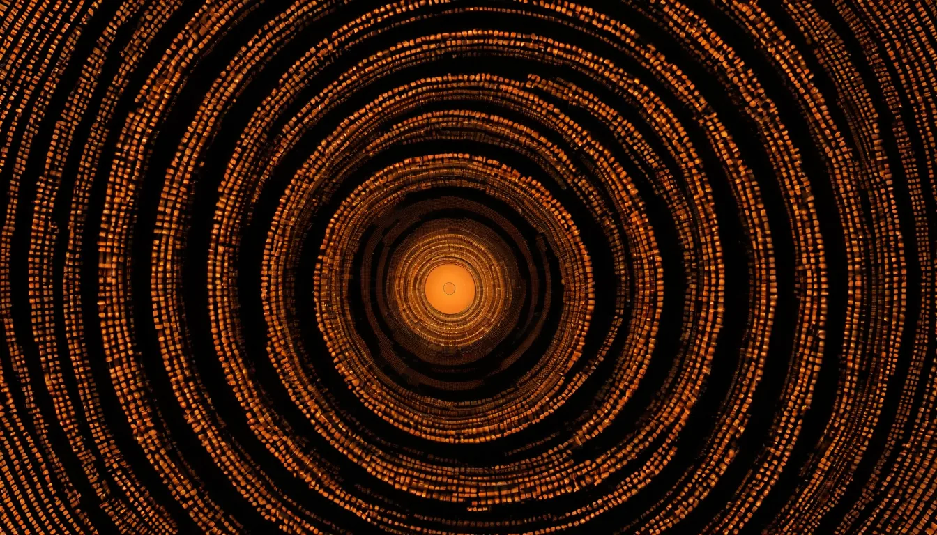 Abstract energy density rings illustration in aqua-cyan on dark navy — decorative header for Battery Platform Spec Comparison